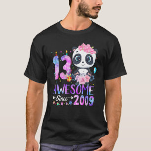 Geweldige sinds 2009 Kinder 13e verjaardag 13 jaar T-shirt