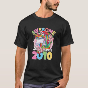 Geweldige sinds 2010 12e verjaardag meisje van 12 t-shirt