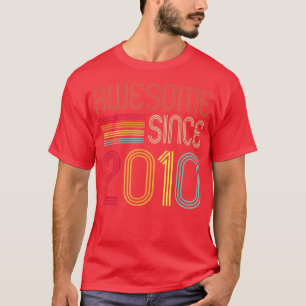 Geweldige sinds 2010 12e verjaardag van de opstand t-shirt
