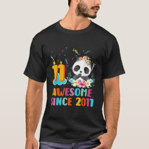 Geweldige sinds 2011 11e 11 Panda Eenhoorn T-shirt