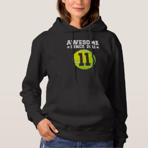 Geweldige sinds 2011 Tennis 11e verjaardag 11 jaar Hoodie