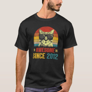 Geweldige sinds 2012 11e geboortedag t-shirt