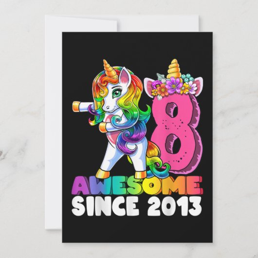 Geweldige sinds 2013 save the date (Voorkant)