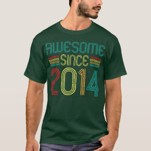Geweldige sinds 2014 Retro 8 jaar oud 8e B T-shirt