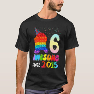 Geweldige sinds 2015 onder Pop met de zesde geboor T-shirt