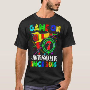 Geweldige sinds 2016 7 jaar oud 7 jaar oud 7 jaar  t-shirt
