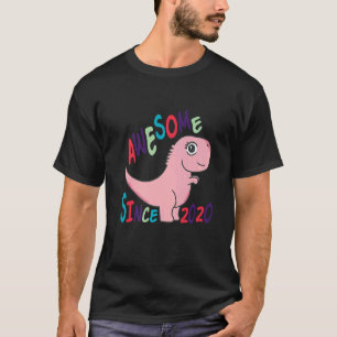 Geweldige sinds 2020 Dinosaur Dino voor Kids Boys T-shirt