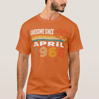 Geweldige sinds april 1966 t-shirt