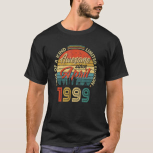 Geweldige sinds april 1999 23e verjaardag 1 t-shirt