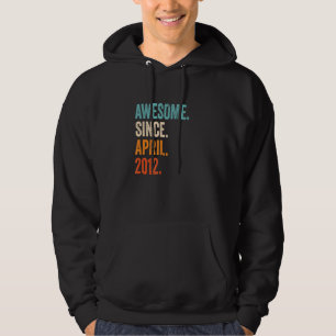 Geweldige sinds april 2012 11e verjaardag hoodie