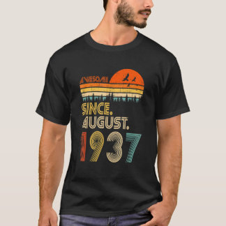 Geweldige sinds augustus 1937  85e verjaardag t-shirt
