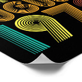 Geweldige sinds augustus 1978 Jaar 47e Verjaardag Poster (Hoek)