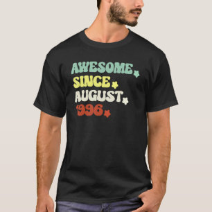 Geweldige sinds augustus 1996 voor de 26e verjaard t-shirt