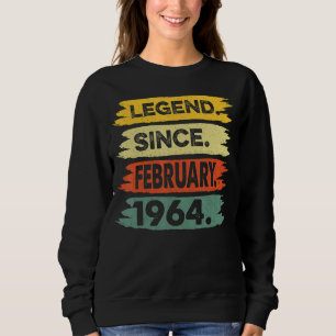 Geweldige sinds februari 1964 59e verjaardag Gift Trui