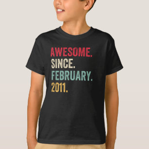 Geweldige sinds februari 2011 t-shirt