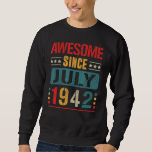 Geweldige sinds juli 1942 80 jaar oud 80e verjaard trui