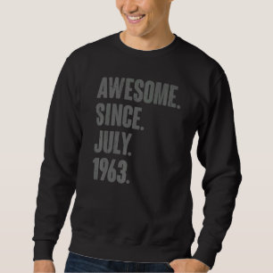 Geweldige sinds juli 1963 59 jaar oud 59e verjaard trui