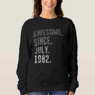Geweldige sinds juli 1982 40e verjaardag 1982 trui
