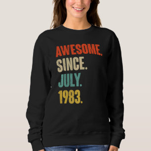 Geweldige sinds juli 1983 39 jaar oud 39e geboorte trui