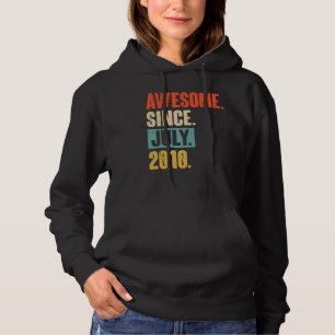 Geweldige sinds juli 2010 12 jaar oud op de twaalf hoodie