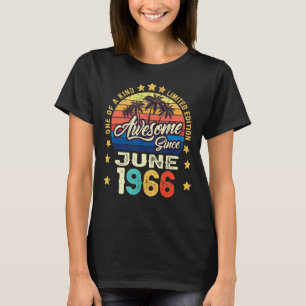 Geweldige sinds juni 1966 56e verjaardag t-shirt
