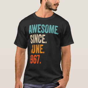 Geweldige sinds juni 1967 56e geboortejaar voor 56 t-shirt