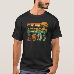 Geweldige sinds juni 2009 Tiener 13e Verjaardagsfe T-shirt