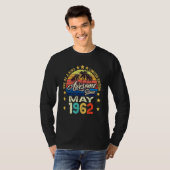 Geweldige sinds mei 1962  60e verjaardag t-shirt (Voorkant volledig)