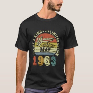 Geweldige sinds mei 1963 een van een soort t-shirt