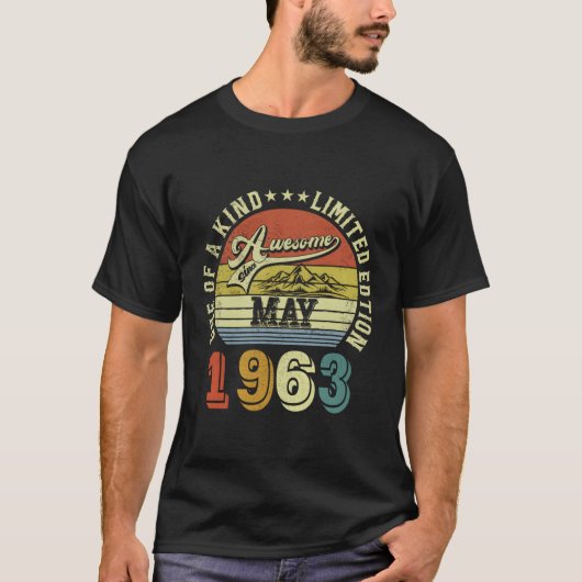 Geweldige sinds mei 1963 een van een soort t-shirt (Voorkant)