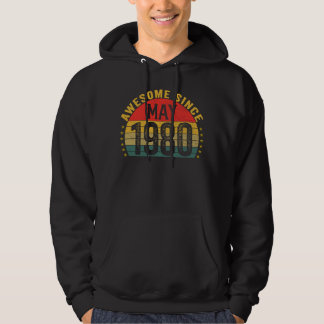 Geweldige sinds mei 1980 43e Verjaardag Vrouwen Ma Hoodie