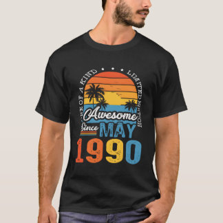 Geweldige sinds mei 1990 33e 33 t-shirt