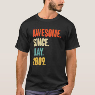 Geweldige sinds mei 2009 13 jaar oud cadeau 13de g t-shirt