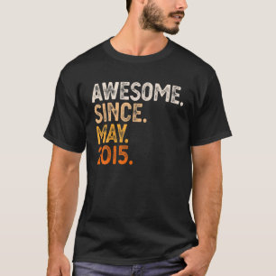 Geweldige sinds mei 2015 7e verjaardag van de cade t-shirt