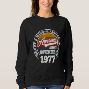 Geweldige sinds november 1977 45e verjaardag 45 ja trui