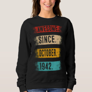 Geweldige sinds oktober 1942, 80 jaar oud en 80 ja trui
