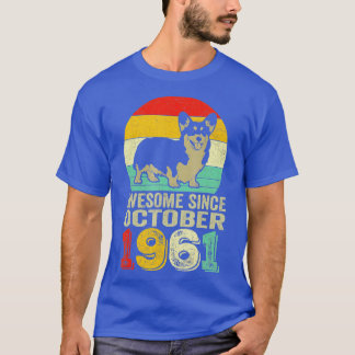 Geweldige sinds oktober 1961 61e verjaardag Gifts  T-shirt