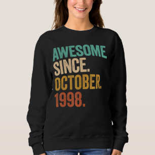 Geweldige sinds oktober 1998 24 jaar 24e geboorte trui