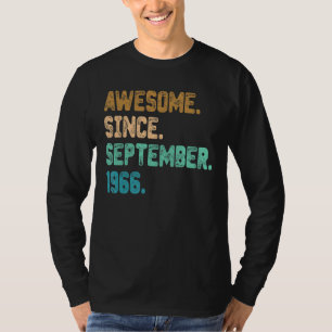 Geweldige sinds september 1966  56e verjaardag t-shirt