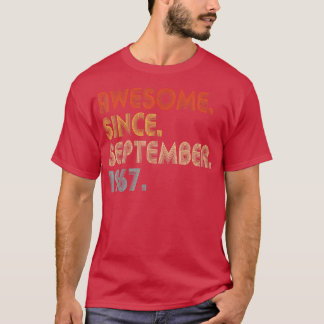 Geweldige sinds september 1967  55e verjaardag t-shirt