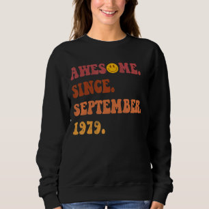 Geweldige sinds september 1979 Retro Groovy 43 jaa Trui