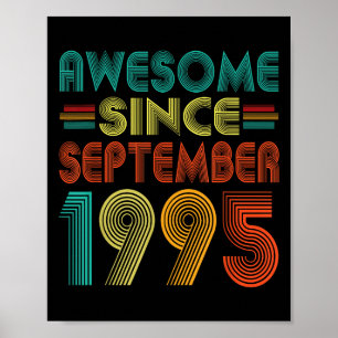 Geweldige sinds september 1995 Jaar 30e Bday Grapp Poster