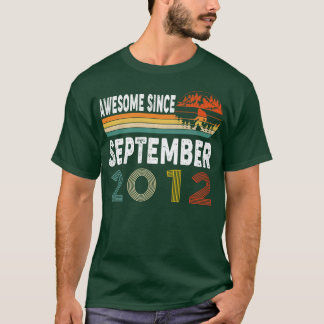Geweldige sinds september 2012 t-shirt