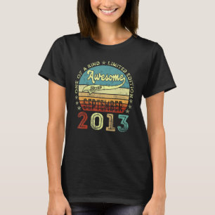 Geweldige sinds september 2013 9e verjaardag 9 jaa t-shirt