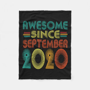 Geweldige Sinds September 2020 Jaar 5e Bday Grappi Fleece Deken