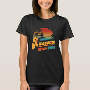 Geweldige sinds zomer 1983 39e verjaardag 39 jaar t-shirt