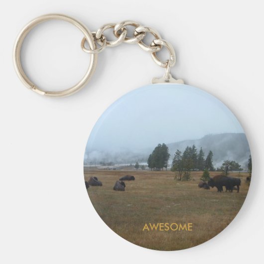 Geweldige Sleutelhanger Buffalo (Voorkant)