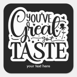 Geweldige smaak sticker