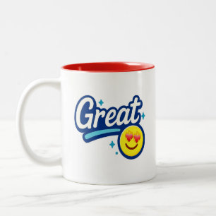 Geweldige Smile Coffee Mok Gift voor vrienden en i