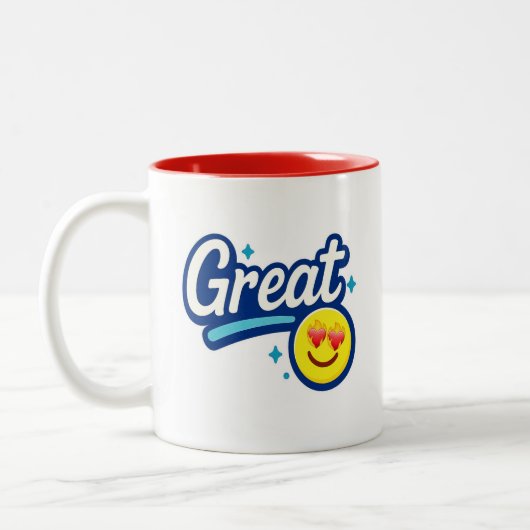 Geweldige Smile Coffee Mok Gift voor vrienden en i (Links)